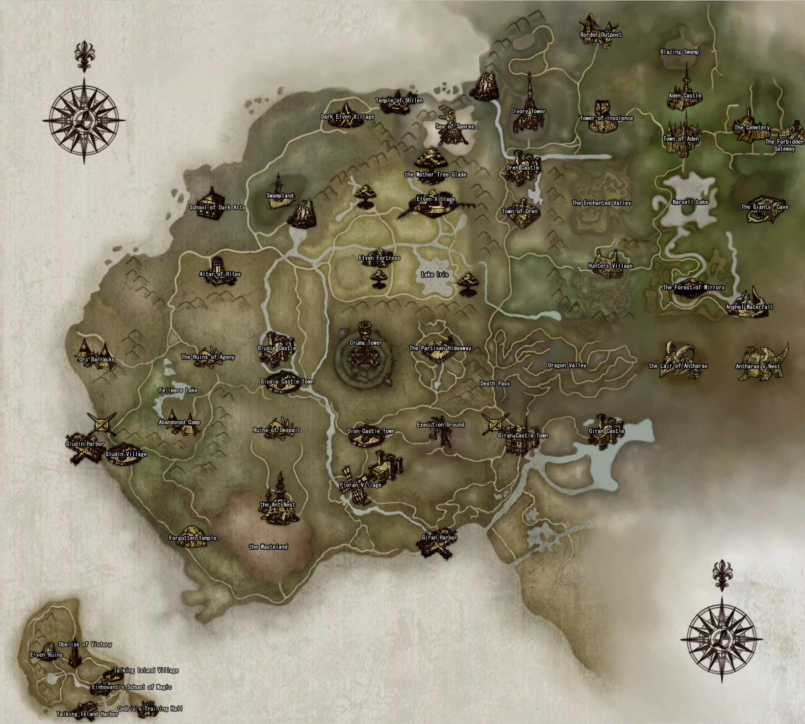 lineage2 map